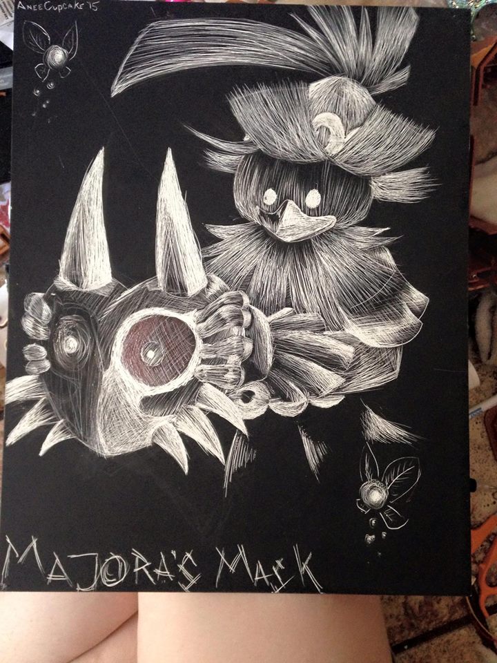 Majora’s Mask Scratch art