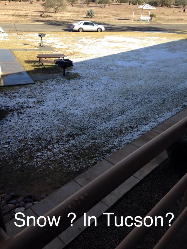 Snow in Tucson